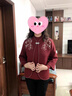 俞兆林媽媽裝50-60歲洋氣秋冬結婚禮服針織開(kāi)衫2025新款中老年短外套女 酒紅不加絨 XL 建議115-130斤 曬單實(shí)拍圖