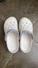 斯凱奇（Skechers）怪獸洞洞鞋涼鞋女士夏季厚底泡泡鞋軟底透氣沙灘鞋溯溪鞋111581 曬單實拍圖
