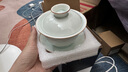 蘇氏陶瓷（SUSHI CERAMICS）汝窯卵青 三才蓋碗開(kāi)片可養(yǎng)金線初放功夫茶具泡茶碗 曬單實(shí)拍圖