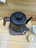 鳴盞燒水壺泡茶 電熱水壺功夫茶壺電茶爐 茶藝師專用電茶壺 智能恒溫茶具磨砂MZ152A黑色 曬單實(shí)拍圖