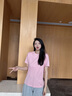 金利來(lái)【臺(tái)球運(yùn)動(dòng)系列】短袖T恤女斯諾克桌球中八三防抗菌圓領(lǐng)夏季新款 粉紅色-11 M 曬單實(shí)拍圖