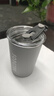 304不銹鋼咖啡杯帶蓋防塵隨手杯高顏值便攜男女士可樂水杯保溫杯 高級(jí)灰?guī)w【304不銹鋼】370ml 曬單實(shí)拍圖