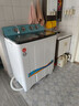 海棠純銅電機(jī)大容量半自動(dòng)洗衣機(jī)家用雙桶雙缸洗四件套窗簾毛巾毛毯商用賓館酒店老式不銹鋼以舊換新 【鋼波輪】15KG雙鋼桶 純銅電機(jī) 一鍵拆洗 曬單實(shí)拍圖