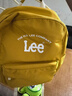 Lee時(shí)尚大容量雙肩包2026年新款女生潮流初高中學(xué)生書(shū)包旅行出行背包 芒果黃 曬單實(shí)拍圖