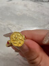 世紀(jì)緣黃金戒指女牡丹花足金古法琺瑯國(guó)風(fēng)送女友生日禮物 6.41g17圈號(hào) 曬單實(shí)拍圖