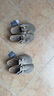BIRKENSTOCK勃肯德國進口男女款牛皮絨面革軟底Boston包頭拖鞋 灰色窄版560773 39 曬單實拍圖