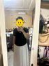 森馬（Semir）[商場同款]短袖T恤女短款涼感緊身2025夏大圓領(lǐng)上衣101325100006 曬單實拍圖