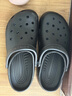 crocs卡駱馳檀健次同款洞洞鞋男沙灘鞋|10001 黑色-001 41/42(260mm) 曬單實(shí)拍圖
