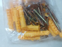 綠林60件套M8小黃魚膨脹螺絲塑料膨脹管飛機(jī)膠塞漲固定自攻空心磚專用 曬單實(shí)拍圖