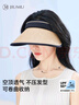玖慕（JIUMU）防曬帽女遮陽(yáng)帽太陽(yáng)帽空頂帽草帽涼帽夏季戶(hù)外遮臉?lè )雷贤饩€(xiàn)帽子女 曬單實(shí)拍圖