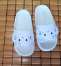 防滑卡通小貓咪可愛(ài)室內(nèi)EVA夏季女士拖鞋居家軟底少女女夏 卡通凱蒂貓居家涼拖鞋-白色 34-35碼 曬單實(shí)拍圖