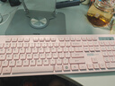 聯(lián)想（lenovo）無線鍵盤鼠標(biāo)套裝 鍵鼠套裝 全尺寸鍵盤 商務(wù)辦公 USB 適用筆記本臺(tái)式機(jī)一體機(jī) T221 粉色 曬單實(shí)拍圖
