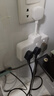 京東京造 柔性轉換插頭/品字形一轉六插座/無線轉換插座/電源轉換器 適用于臥室/廚房 6位分控 曬單實拍圖