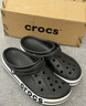 CROCS卡駱馳貝雅卡駱班|205089 黑色/白色-066 40(250mm)  曬單實(shí)拍圖
