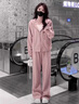 JIOESC2025新款小個(gè)子奶系穿搭一整套女早秋季粉色休閑運動(dòng)衛衣兩件套裝 【粉色套裝】 M  40/50kg 曬單實(shí)拍圖