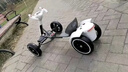 泊威爾折疊兒童卡丁車(chē)四輪3-10歲電動(dòng)6-12歲免安裝可坐人童車(chē)便攜玩具車(chē) 【高配款】白色（雙電瓶+藍牙） 曬單實(shí)拍圖