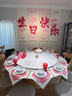 旋轉(zhuǎn)伸縮圓餐桌帶轉(zhuǎn)盤多功能變徑白蠟?zāi)局泄棚L巖板實木餐桌小戶型 1.12米變1.6米巖板桌面兩層 單桌 曬單實拍圖
