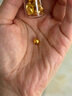 縱橫金業(yè)足金999   黃金轉(zhuǎn)運珠 金珠子  1克 單顆 頂珠 散珠 手串diy 1克  轉(zhuǎn)運珠 曬單實拍圖