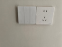 公牛（BULL）開關(guān)插座 G12系列五孔帶USB+Type-C 30w快充奶油風(fēng)G12E537暮雪白 曬單實(shí)拍圖
