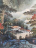 漢傲名家純手繪山水畫國畫客廳裝飾畫沙發(fā)背景墻畫壁畫會議辦公室掛畫 源遠(yuǎn)流長 紅木色框 裝裱含實(shí)木框 279*119cm 曬單實(shí)拍圖