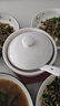 貝瑟斯 陶瓷碗燉盅 湯碗隔水燉盅內(nèi)膽蒸蛋燕窩盅罐輔食碗帶蓋勺碟580ml 曬單實(shí)拍圖