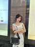 CAHOE KULLO官方包包女款輕奢2025新款品牌女士斜挎單肩腋下包七夕情人節禮物 黑色-CK女包送女朋友老婆生日情人節禮物 曬單實(shí)拍圖