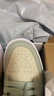 Jordan七夕禮物 休閑鞋男女AJ1  JORDAN 1 運(yùn)動鞋HF4078-100綠37.5 曬單實(shí)拍圖