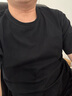 京東京造【重磅純棉】t恤衫男士短袖t恤男衣服男裝 黑色 XXL 曬單實(shí)拍圖
