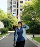 MsShe【運動風撞色連帽外套】大碼女裝2025秋裝胖mm寬松顯瘦上衣 A款-藏青藍色25年9月5日到貨 2XL 曬單實拍圖