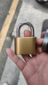 虎頓（HOTUN）密碼掛鎖大門鎖辦公宿舍室內(nèi)外掛鎖車廂門鎖宿舍掛鎖MG15-24 曬單實拍圖