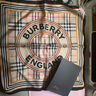 巴寶莉（BURBERRY）圍巾 LOGO字母印花絲質(zhì)女士絲巾-SK【現貨】 SS七夕 拼色8053183 曬單實(shí)拍圖