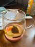 Glasslock 玻璃茶杯耐熱水杯茶水分離過濾杯家用辦公室男女專用泡茶杯350ml 曬單實(shí)拍圖