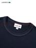 LACOSTE【七夕禮物】法國(guó)鱷魚男裝25春夏新款圓領(lǐng)套頭純棉T恤|TH1748 166/藏青色 M 4 曬單實(shí)拍圖