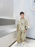 G.DUCKKIDS小黃鴨兒童裝男童春裝套裝2025新款春秋款男孩衛衣運動(dòng)大童酷帥氣 卡其 160 cm 曬單實(shí)拍圖