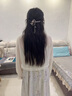 法式超仙外搭開(kāi)衫薄款防曬衫夏季新款女春秋季長(cháng)袖木耳邊披肩外套 杏色 M 曬單實(shí)拍圖