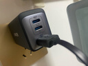 ANKER安克65W氮化鎵充電器套裝type-c快充pd45W 適用蘋(píng)果17iphone16手機macbook筆記本電腦帶數據線(xiàn) 黑 曬單實(shí)拍圖