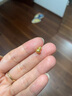 明牌珠寶七夕禮物黃金轉(zhuǎn)運珠 足金硬金錘紋葫蘆串珠AFP1196定價 單串珠（編繩需聯(lián)系客服補30元） 約0.25-0.30克 曬單實拍圖