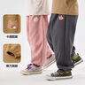 嘟嘟家【萌趣印花】?jì)和澴忧锛灸型\動(dòng)褲秋裝女童休閑褲寶寶跑步長(cháng)褲 粉色 100 曬單實(shí)拍圖