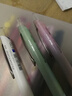 派通（Pentel）浮游筆黑色中性筆FLOATUNE順滑低阻尼白色桿按動(dòng)式子彈頭學(xué)生大容量辦公用針管筆速干0.5mm黑筆 【單支】藍(lán)色 曬單實(shí)拍圖