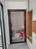 金剛網(wǎng)折疊紗門(mén)新款防盜帶鎖防貓狗老鼠鋁合金紗窗隱形推拉式自裝 灰色框 曬單實(shí)拍圖