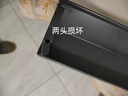 小主吉祥吸抽油煙機油槽配件接油盒不銹鋼原裝長(cháng)方形萬(wàn)能集油杯通用接大全 全黑長(cháng)90cm寬6cm（邊卡固定款） 曬單實(shí)拍圖