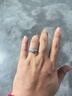 老鳳祥一克拉摯愛(ài)余生銀戒指女單戒表白結婚七夕情人節生日禮物女友老婆 曬單實(shí)拍圖