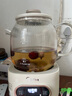 美的（Midea）花漾0膠水全玻璃全自動(dòng)養生壺 多功能煮茶壺 母嬰燒水壺恒溫電熱水壺煮茶器花茶壺1.2L YS12B102 曬單實(shí)拍圖