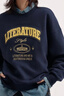 森馬（Semir）[商場同款]女oversize發(fā)熱抗菌2024冬季繡花抓絨上衣101724116004 曬單實(shí)拍圖