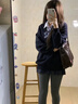 貓人【七段分壓】女士打底褲女顯瘦保暖外穿強壓連褲襪配裙子秋冬深灰 曬單實(shí)拍圖