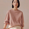 旅途原品ltyp 時(shí)尚分割剪裁通勤衛(wèi)衣 秋季休閑百搭寬松圓領(lǐng)衛(wèi)衣女 藕粉色 M 曬單實(shí)拍圖