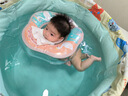 swimbobo嬰兒游泳圈脖圈0-5個月新生兒游泳脖圈嬰兒洗澡頸圈粉色BO1003M 曬單實拍圖