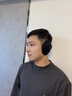 KINGXIAOJING德國冬季保暖耳朵套耳罩子男士后戴式耳捂折疊護耳包冬女耳暖耳帽 黑色搖粒絨加長(cháng)加厚可折疊后戴式耳罩 1個(gè) 曬單實(shí)拍圖