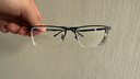 蔡司（ZEISS）光學鏡架 24新款半框純鈦眼鏡框修飾臉型百搭近視配鏡ZS23132LB 黑色藍玳瑁（132LB-001） 尺碼：M 曬單實拍圖