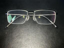依視路（ESSILOR） 全視線變色鏡片灰變定制片T8系列1.60折射率第八代光學(xué)定制眼鏡 鈦+金屬-半框-4017BK-黑色 依視路鉆晶膜潔現(xiàn)片 曬單實拍圖